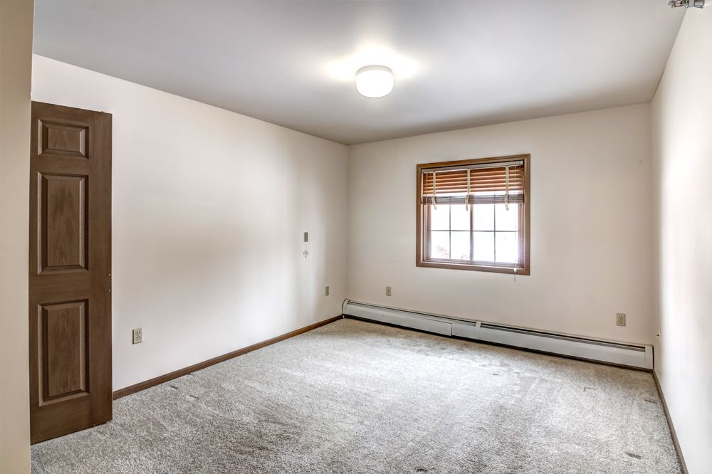 bedroom facing window