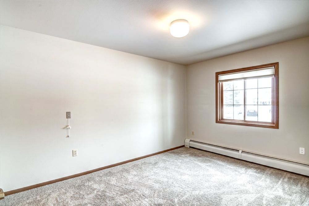 bedroom facing window