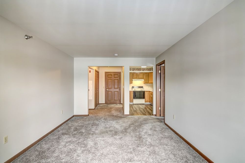 living room facing kitchen